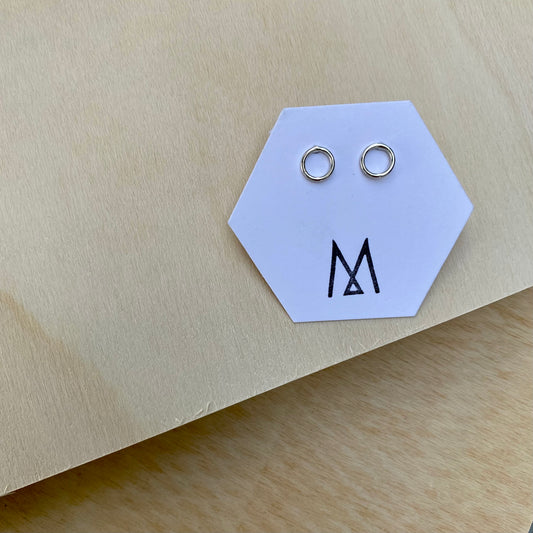 Circle Stud | Silver