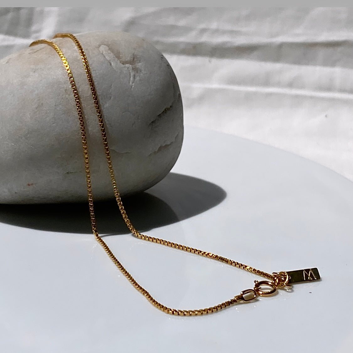 14K Gold Fill Box Chain