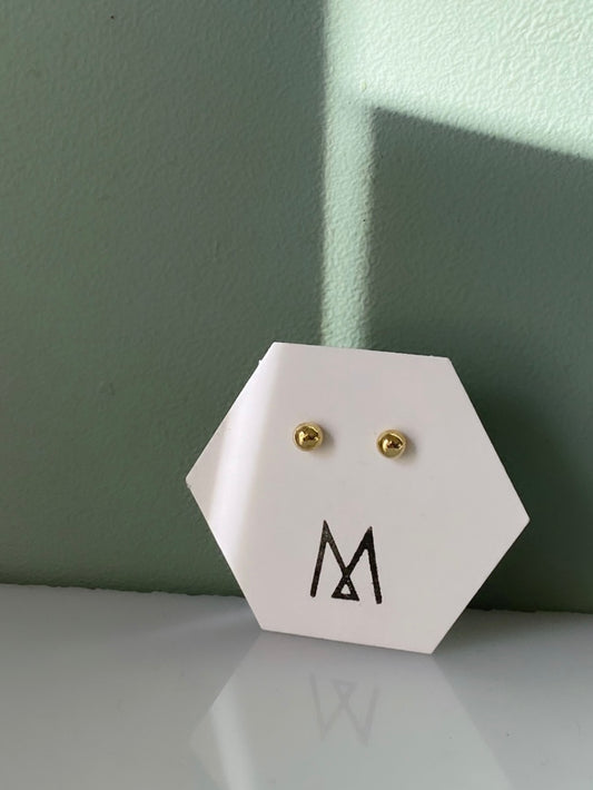 Belle of the Ball Stud | Brass