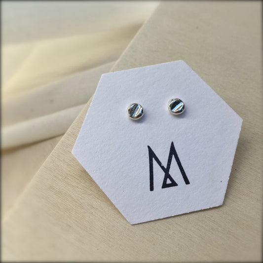 Bean Stud | Silver