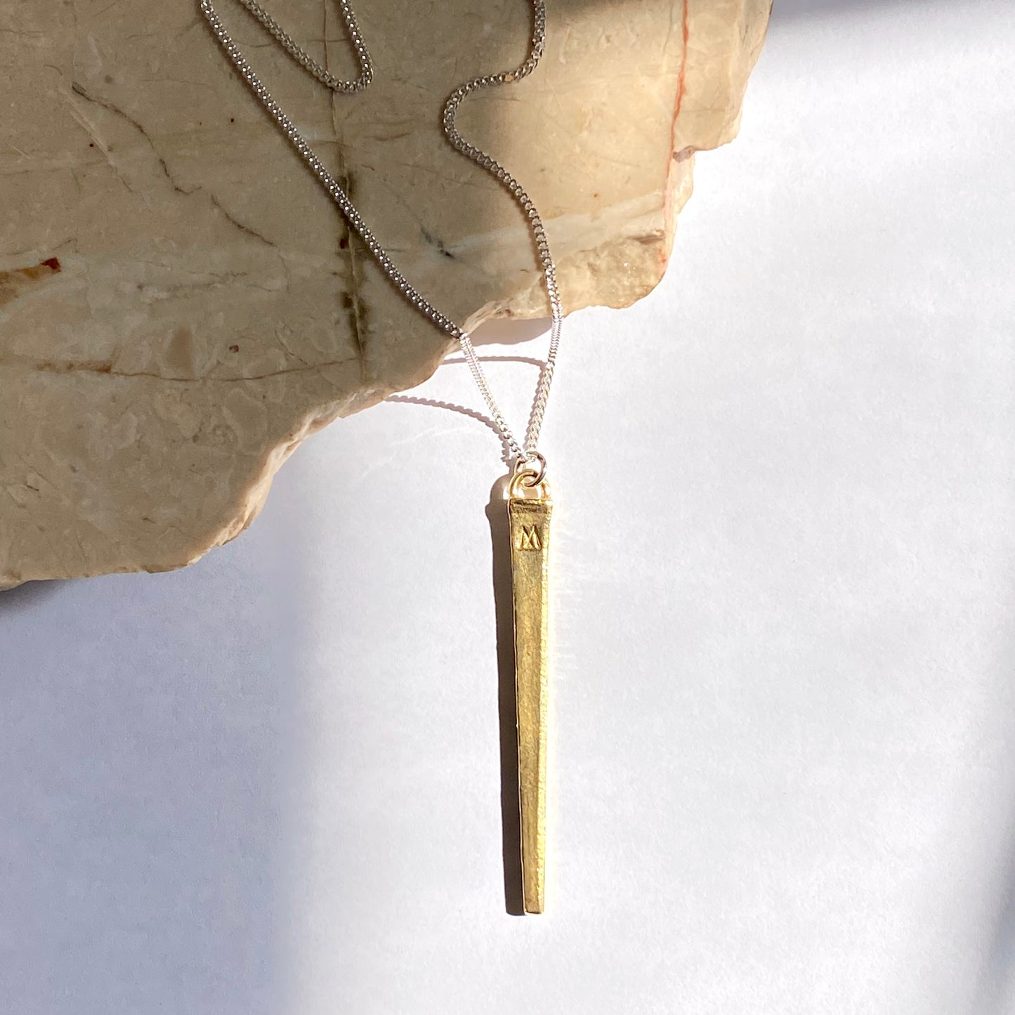 Dartmouth Nail Pendant | Brass