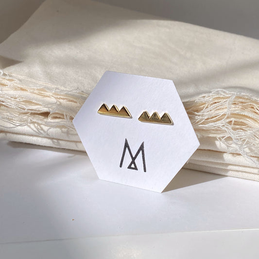 Mountain Stud | Brass