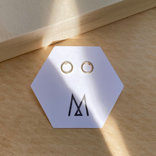 Circle Stud | 14K Gold Fill