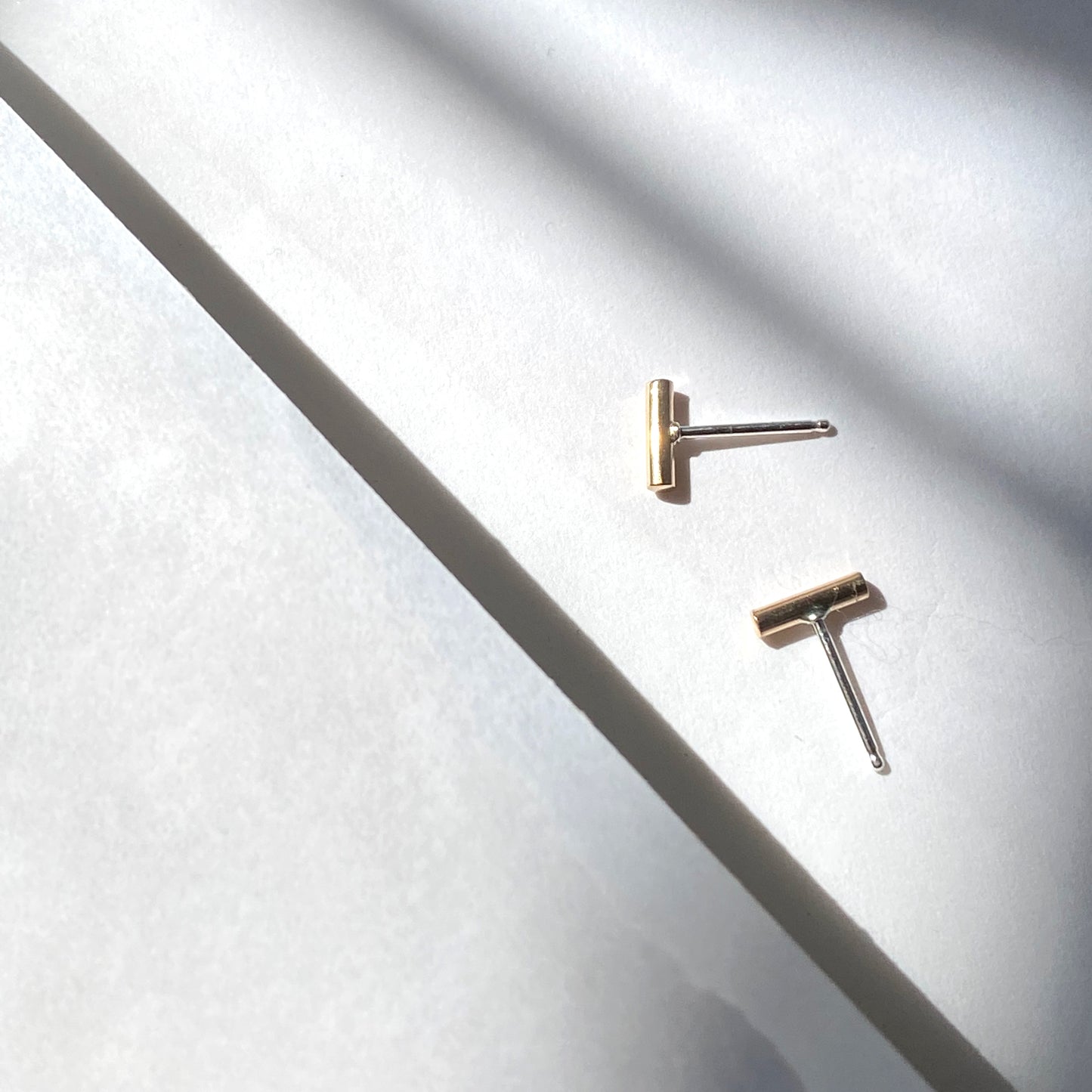 Mini Bar Stud | 14K Gold Fill