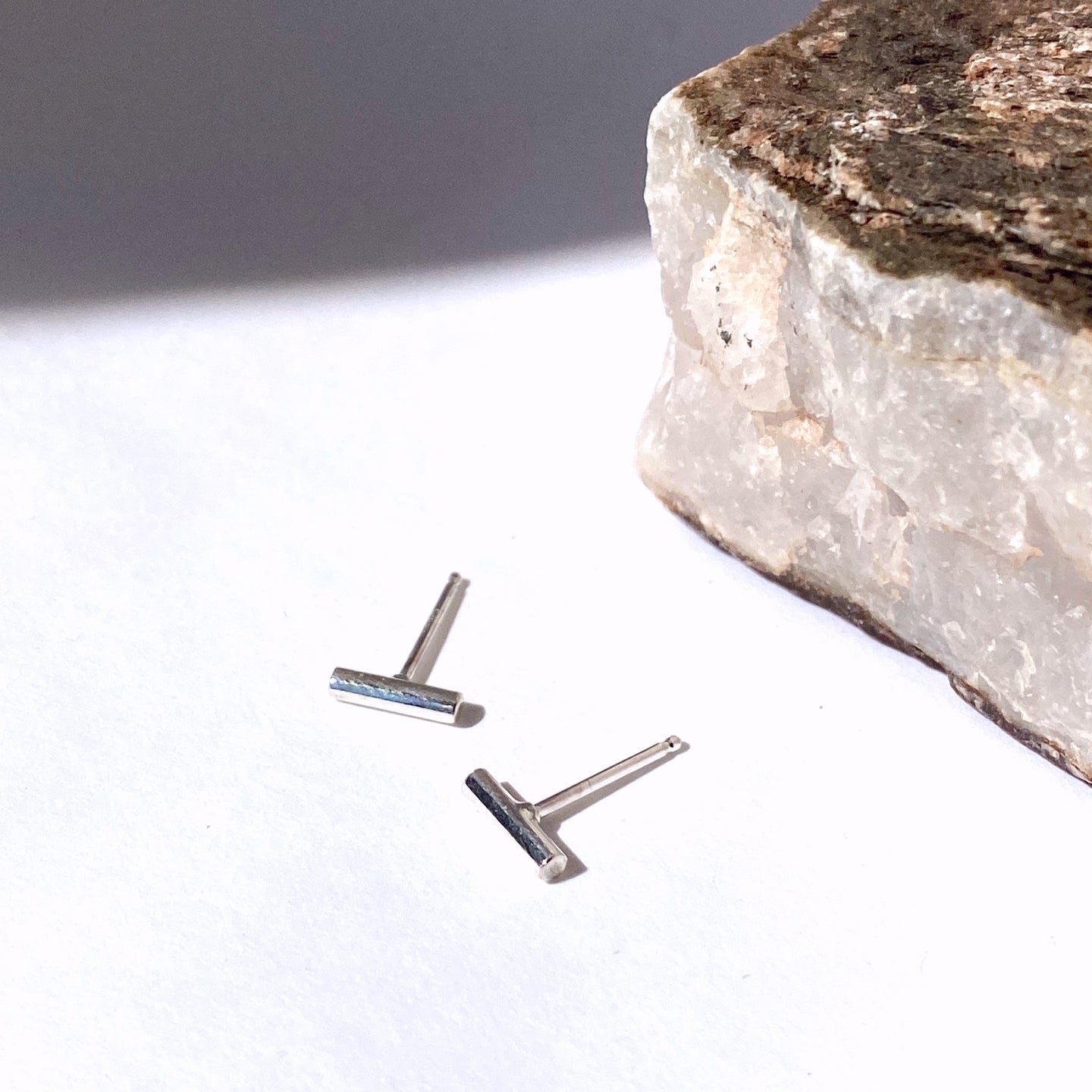 Mini Bar Stud | Silver