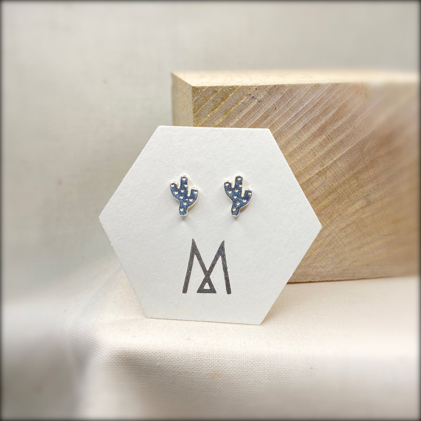 Cactus Stud | Silver