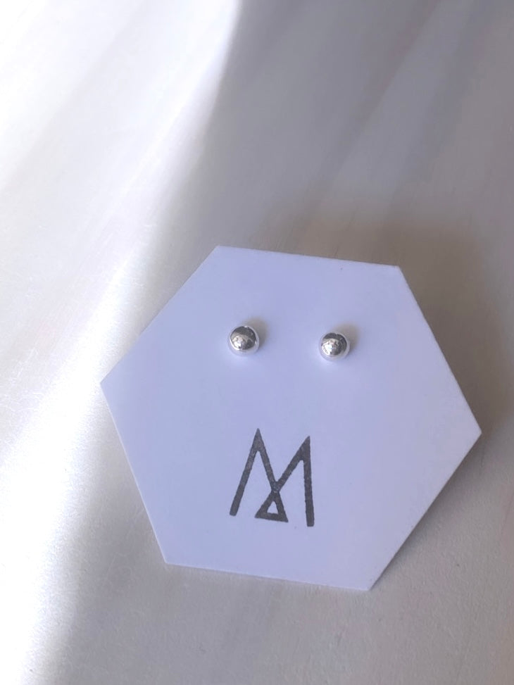 Belle of the Ball Stud | Silver