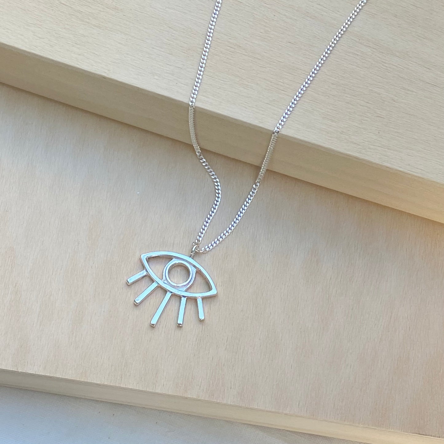 Eye Reyes Necklace | Silver