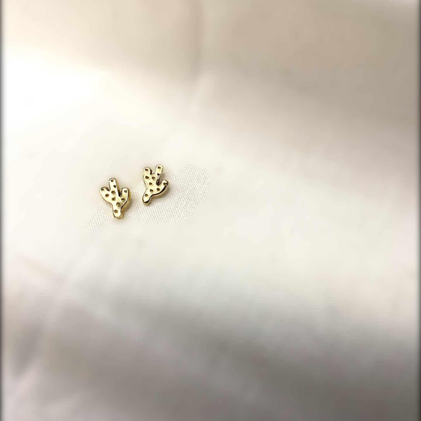 Cactus Stud | Brass