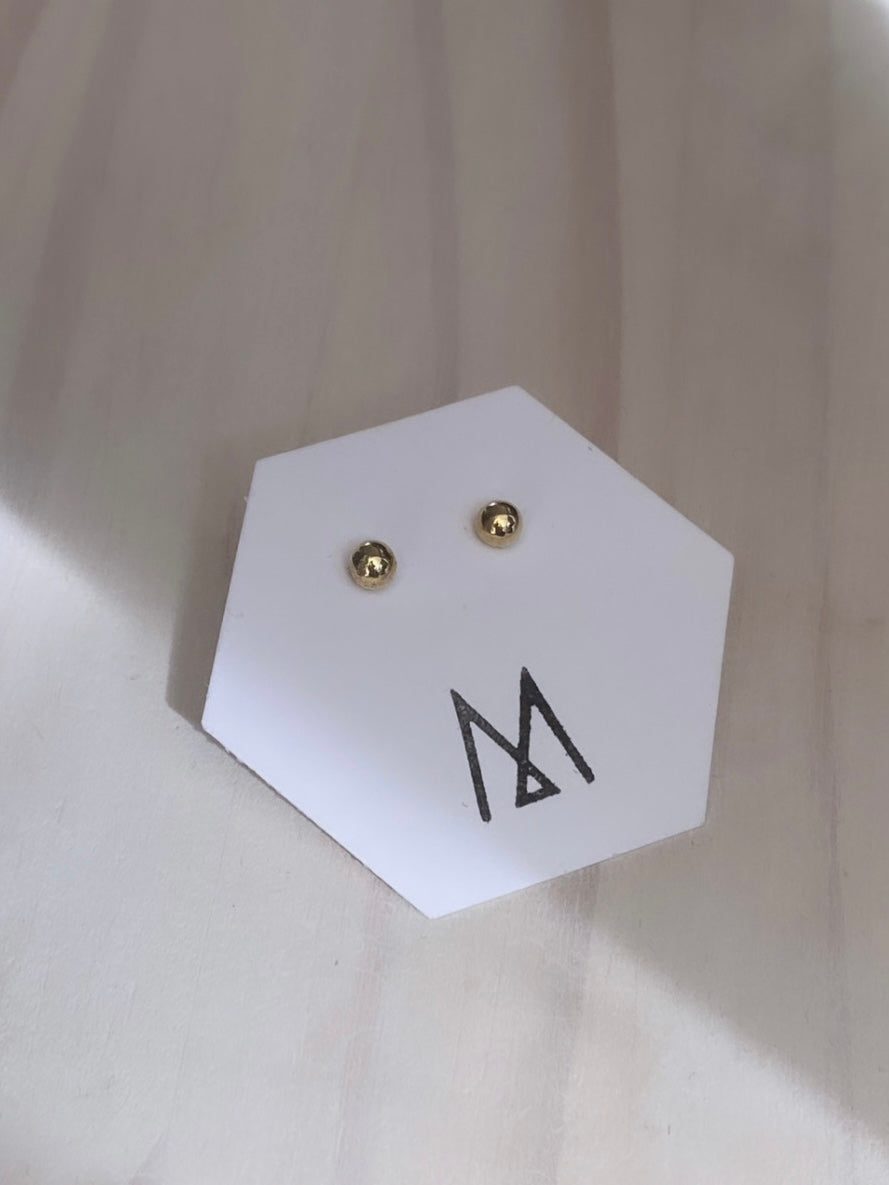 Belle of the Ball Stud | Brass